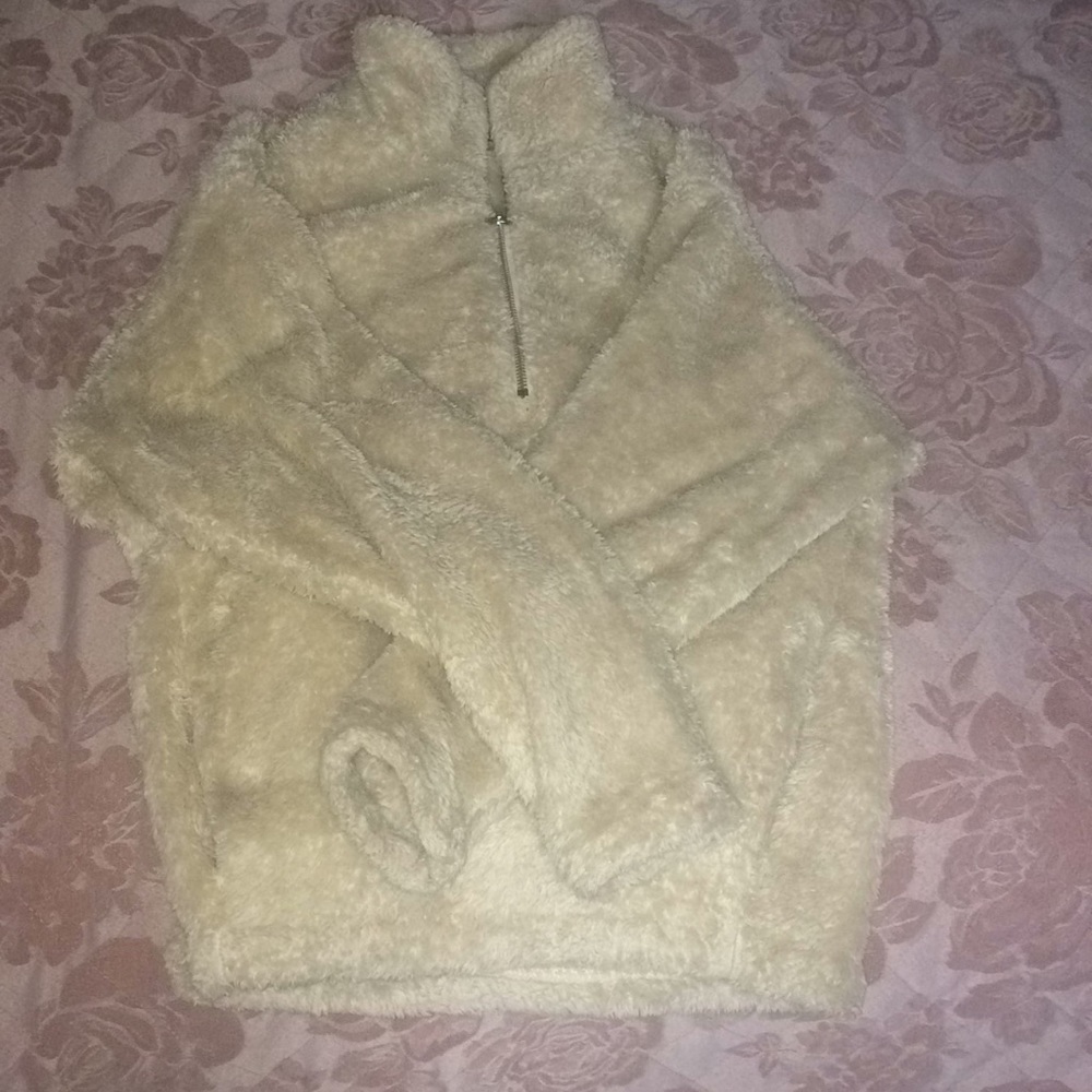 Cream Sweater from Express